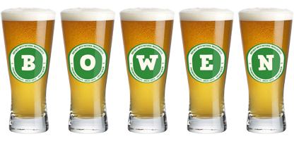 Bowen lager logo