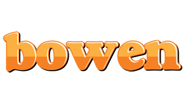 Bowen orange logo