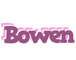 Bowen relaxing logo