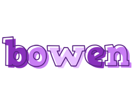 Bowen sensual logo