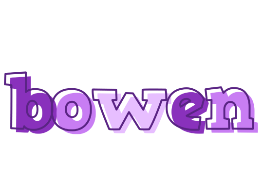 Bowen sensual logo