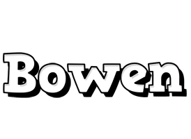 Bowen snowing logo