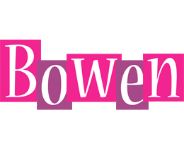 Bowen whine logo