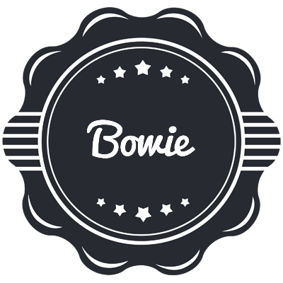 Bowie badge logo