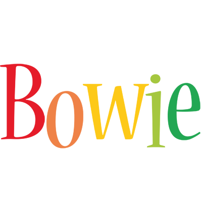 Bowie birthday logo