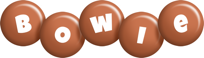 Bowie candy-brown logo