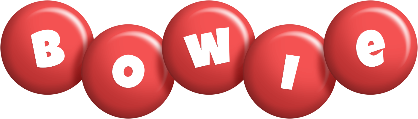 Bowie candy-red logo