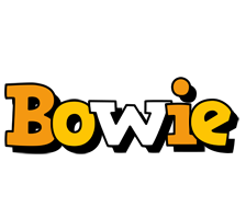 Bowie cartoon logo