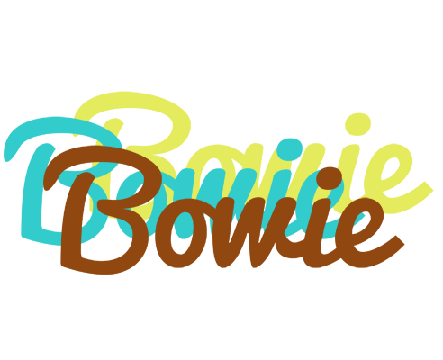 Bowie cupcake logo