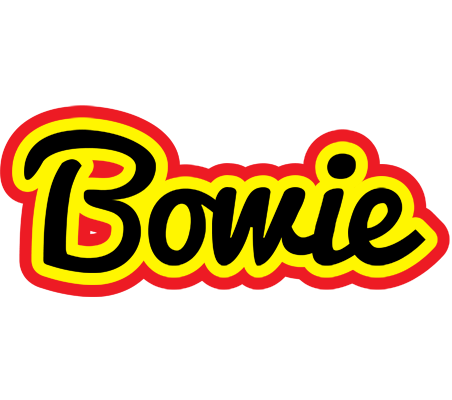 Bowie flaming logo