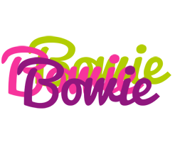 Bowie flowers logo