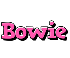 Bowie girlish logo