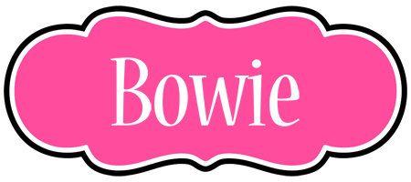 Bowie invitation logo
