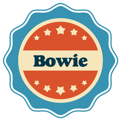 Bowie labels logo