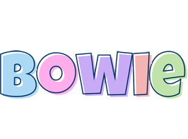 Bowie pastel logo
