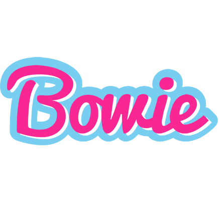 Bowie popstar logo
