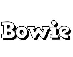 Bowie snowing logo