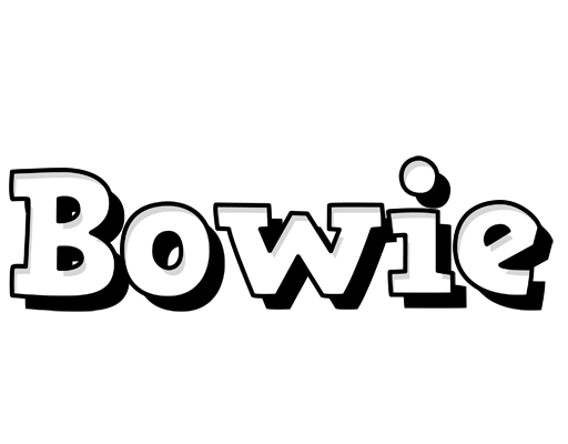 Bowie snowing logo