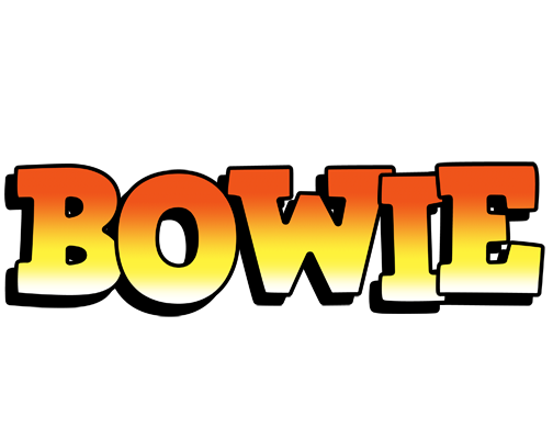 Bowie sunset logo