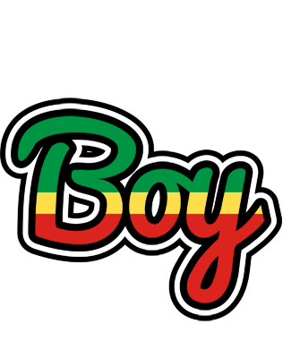 Boy african logo