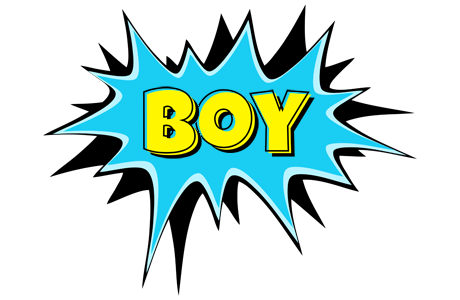 Boy amazing logo