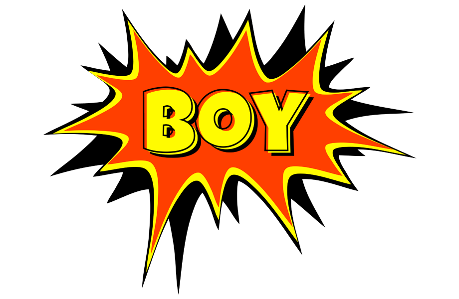 Boy bazinga logo