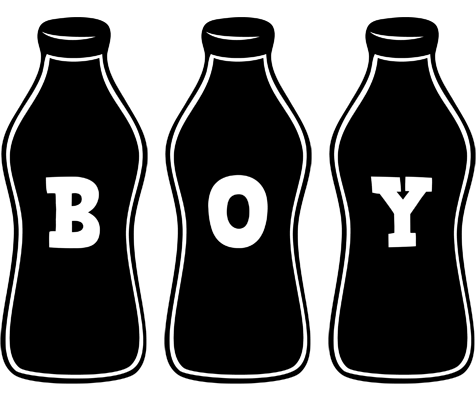 Boy bottle logo
