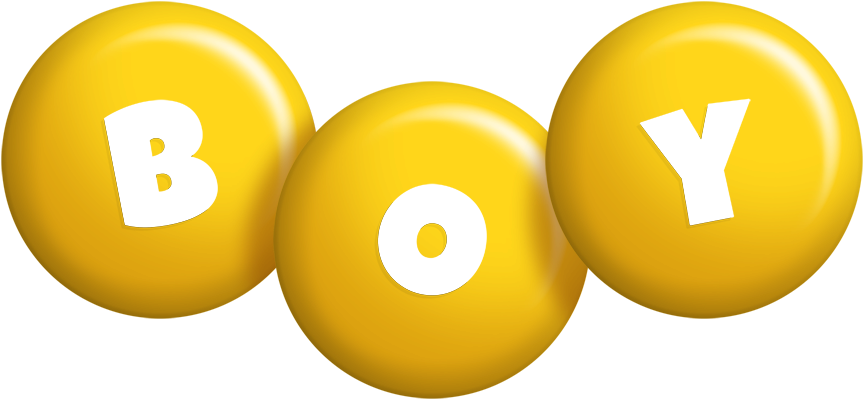 Boy candy-yellow logo