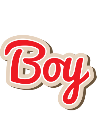 Boy chocolate logo