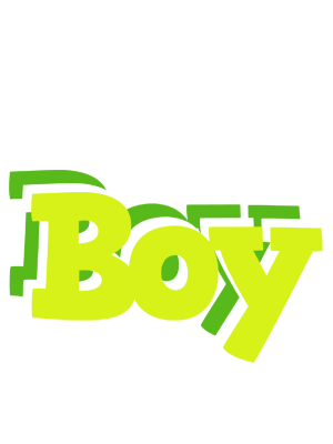 Boy citrus logo