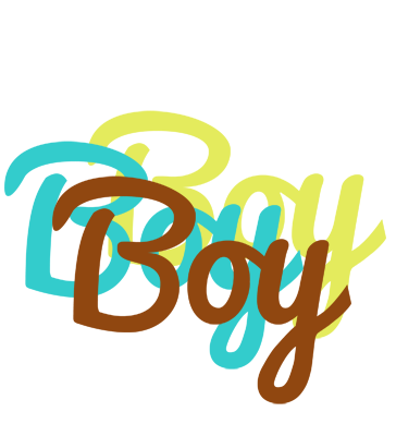 Boy cupcake logo