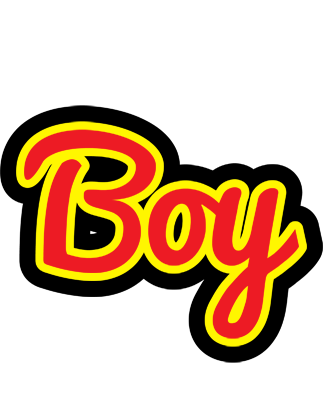 Boy fireman logo