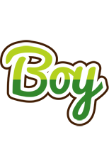 Boy golfing logo