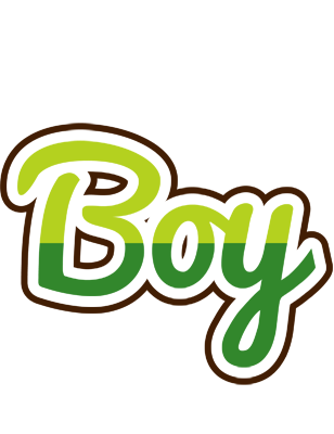 Boy golfing logo