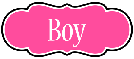 Boy invitation logo