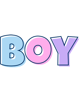 Boy pastel logo