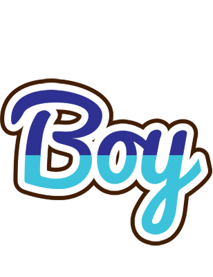 Boy raining logo