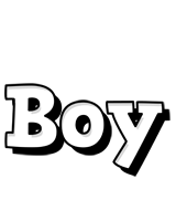 Boy snowing logo