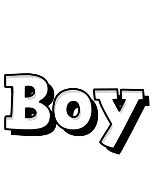 Boy snowing logo