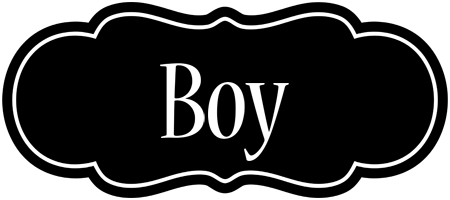 Boy welcome logo