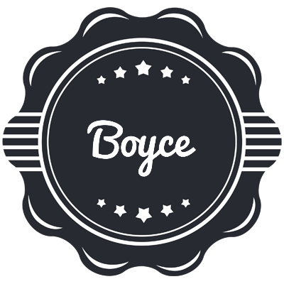 Boyce badge logo