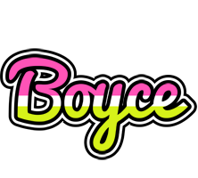 Boyce candies logo