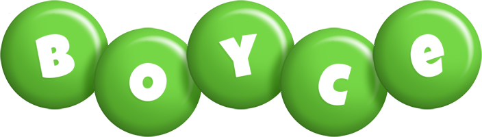 Boyce candy-green logo