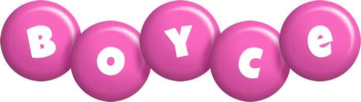 Boyce candy-pink logo