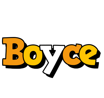 Boyce cartoon logo