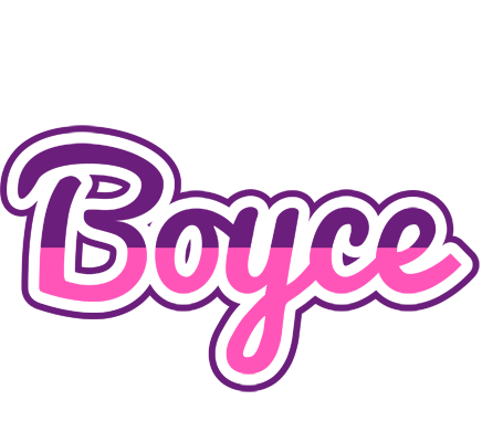 Boyce cheerful logo
