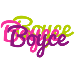 Boyce flowers logo