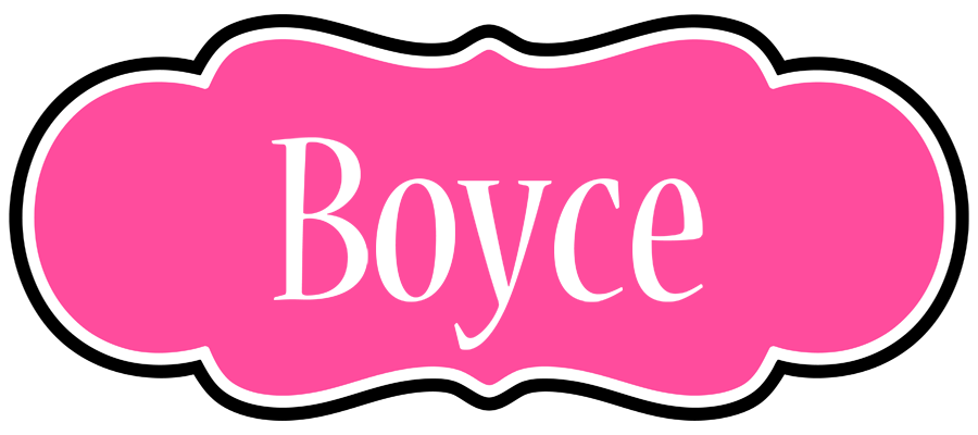 Boyce invitation logo