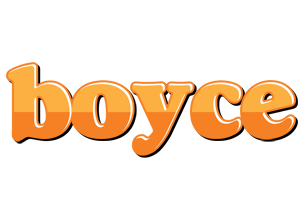 Boyce orange logo