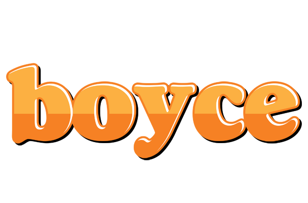 Boyce orange logo